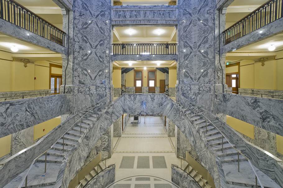 1910 Harris County Courthouse in downtown Houston